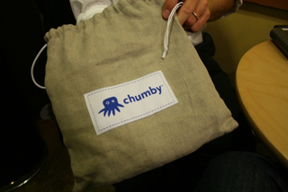 Illustration for article titled Hands On chumby Wi-Fi Widget Beanbag (Cuddly in More Ways Than One)